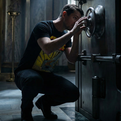 Crime Does Not Pay Golden Age Comic T-shirt - Vintage Noir Tee