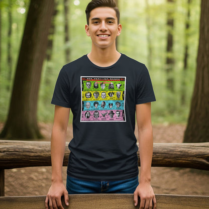 "Some Ghouls" Horror Rock Graphic Inspired by Rolling Stones Album Art, Men's 100% Cotton T-Shirt