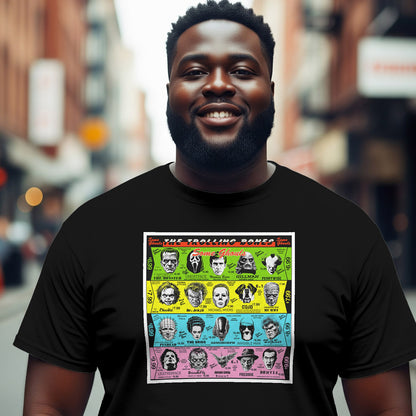 "Some Ghouls" Horror Rock Graphic Inspired by Rolling Stones Album Art, Men's 100% Cotton T-Shirt