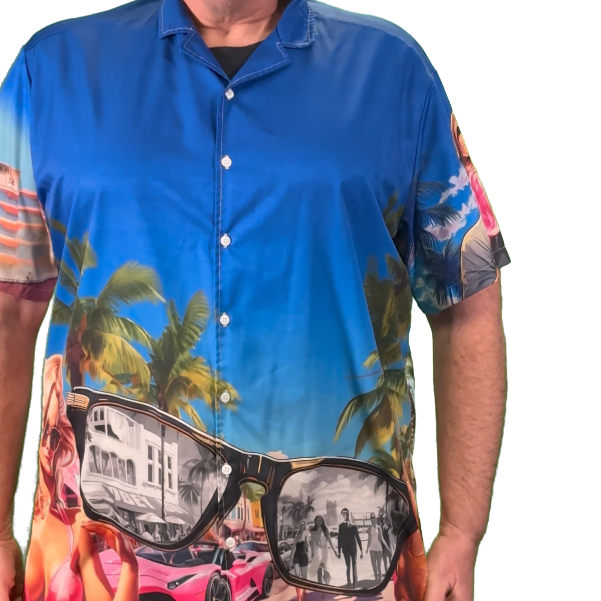 "They Live" | Miami Flavored Hawaiian Shirt