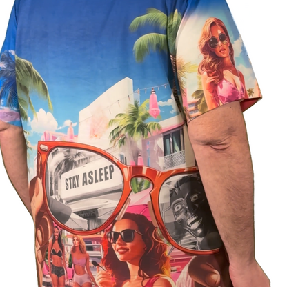 "They Live" | Miami Flavored Hawaiian Shirt