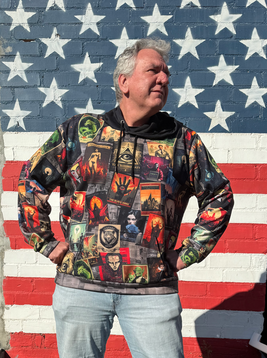 Conspiracy Theory Men's Lined Pullover Hoodie