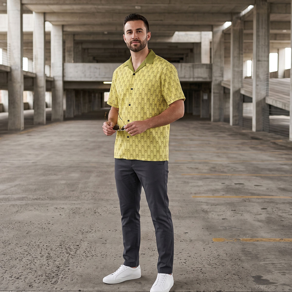 Backrooms Hawaiian Shirt | Liminal Level 0 Wallpaper Creepypasta Shirt