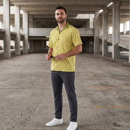 Backrooms Hawaiian Shirt | Liminal Level 0 Wallpaper Creepypasta Shirt