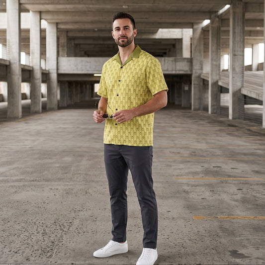 Backrooms Hawaiian Shirt | Liminal Level 0 Wallpaper Creepypasta Shirt