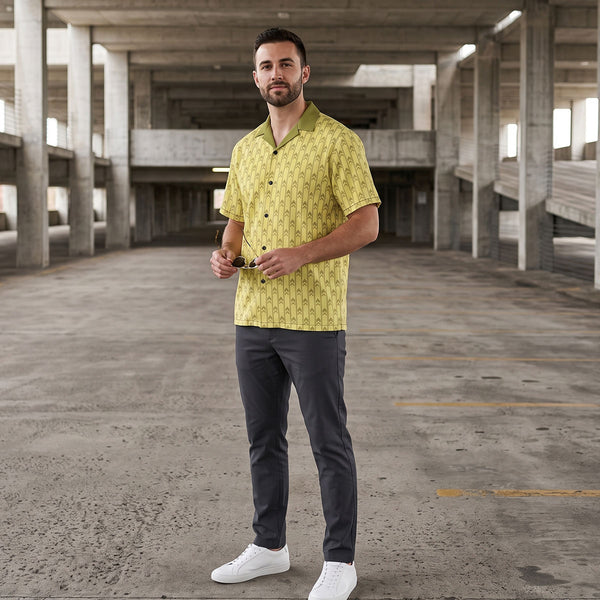 Backrooms Hawaiian Shirt | Liminal Level 0 Wallpaper Creepypasta Shirt