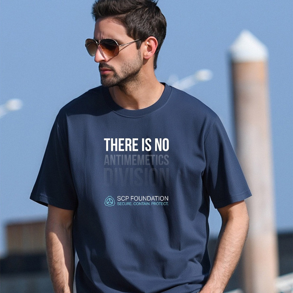 There Is No Antimemetics Division | SCP Foundation T-Shirt