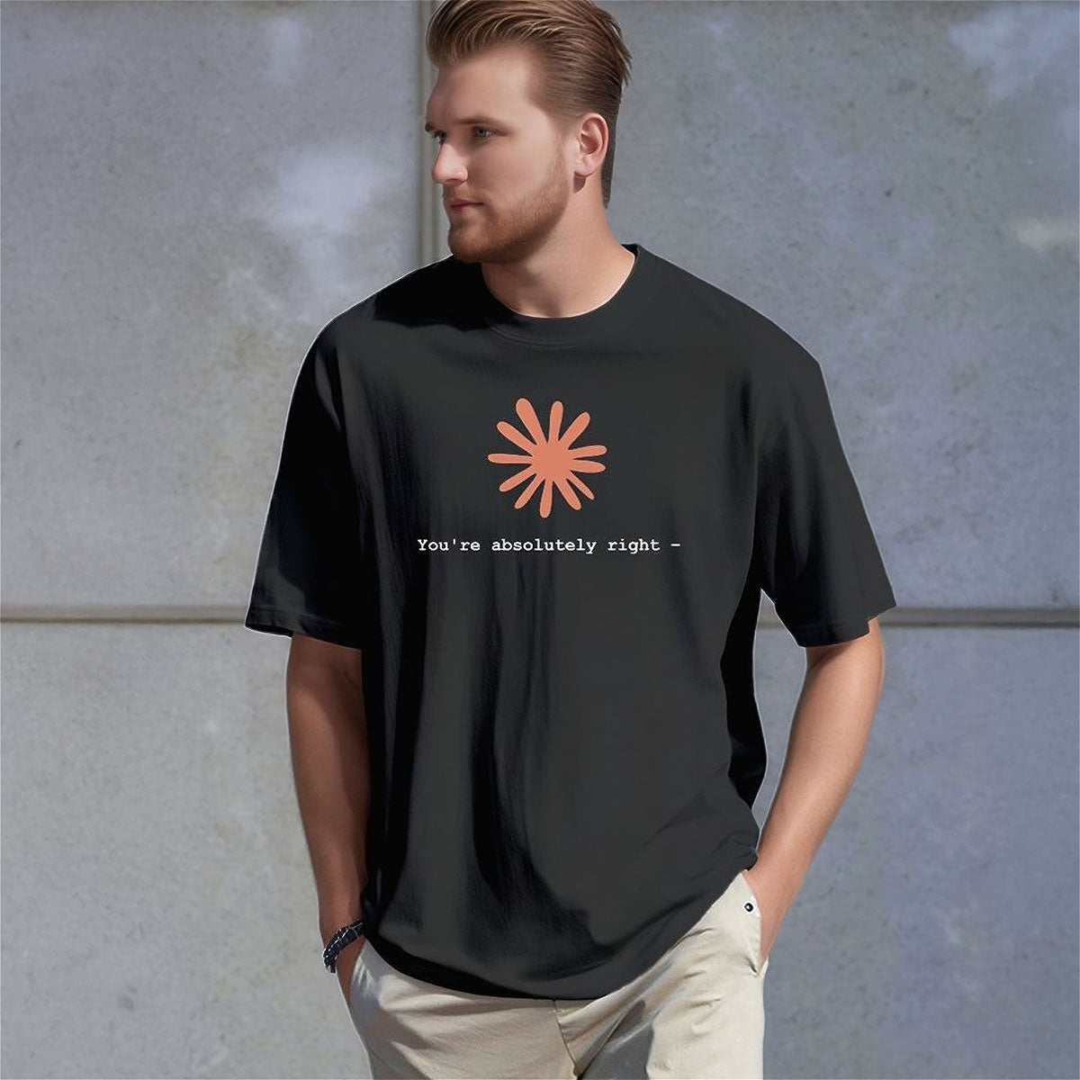 Claude AI Sycophancy T-Shirt | Artificial Intelligence "You're Absolutely Right" Humor Tee