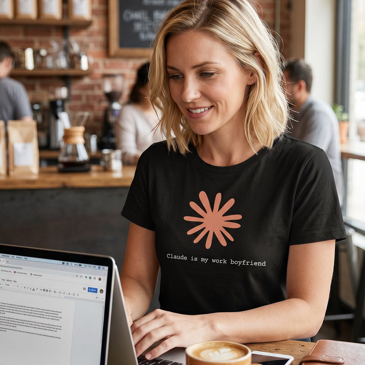 Claude Is My Work Boyfriend T-Shirt | Claude AI Funny Relationship Tee