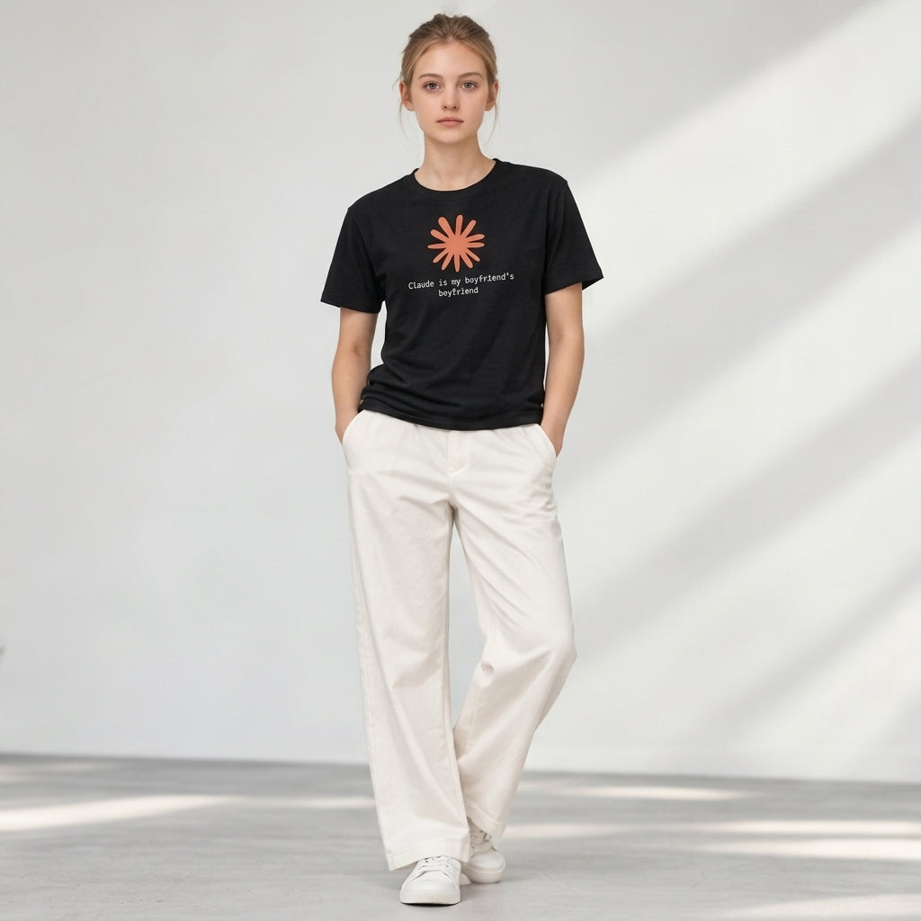 Claude Is My Boyfriend's Boyfriend T-Shirt | Claude AI Funny Relationship Tee