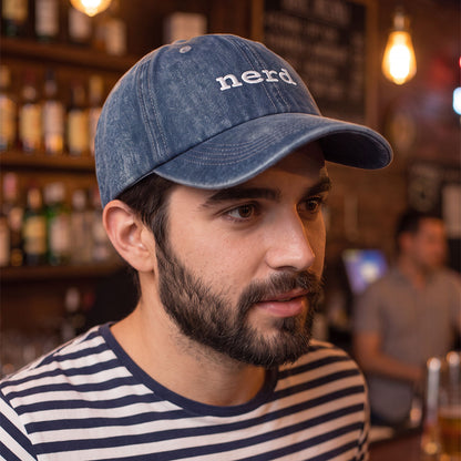 nerd Embroidered Baseball Cap