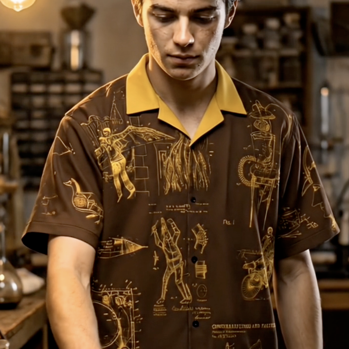 Vintage Patent Blueprint Shirt - Inventor's Gift for Engineers & Makers