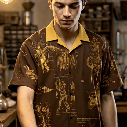 Vintage Patent Blueprint Shirt - Inventor's Gift for Engineers & Makers