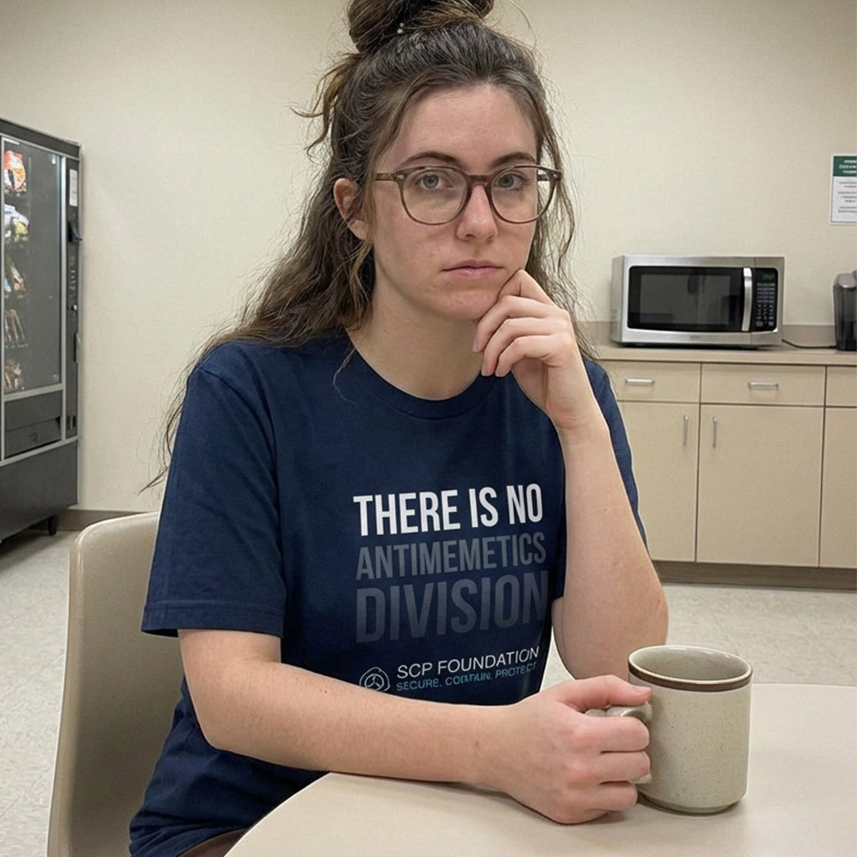There Is No Antimemetics Division | SCP Foundation T-Shirt