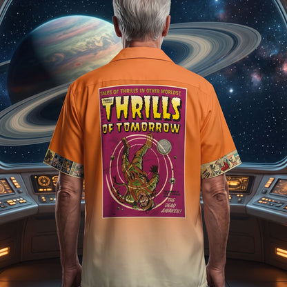 Science Fiction Comics Men's Hawaiian Shirt