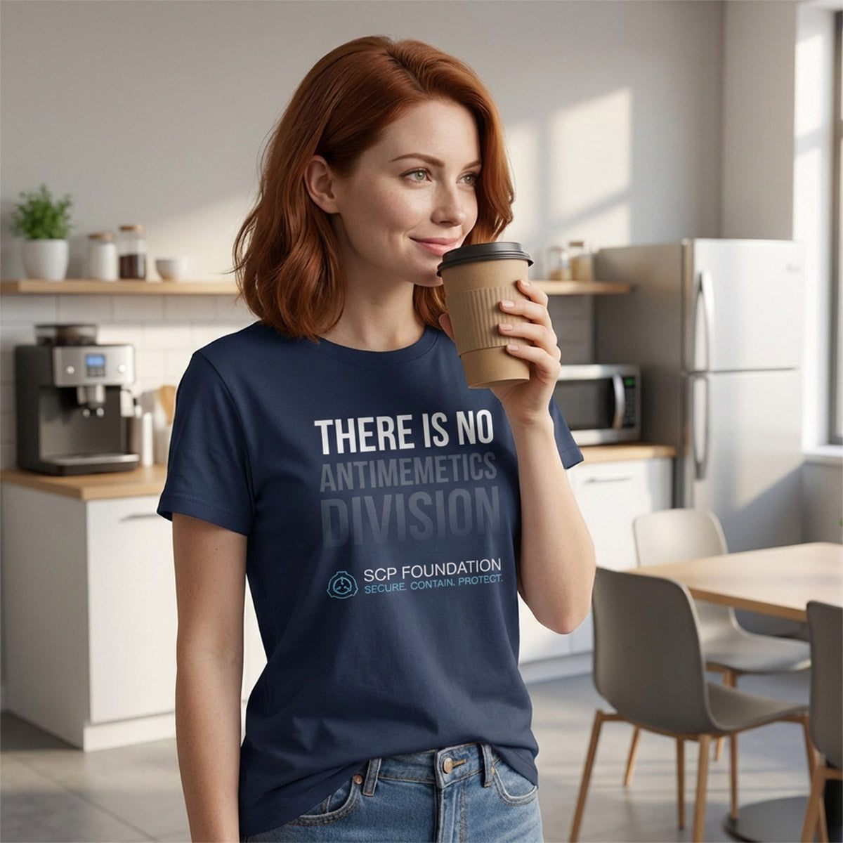 There Is No Antimemetics Division | SCP Foundation T-Shirt