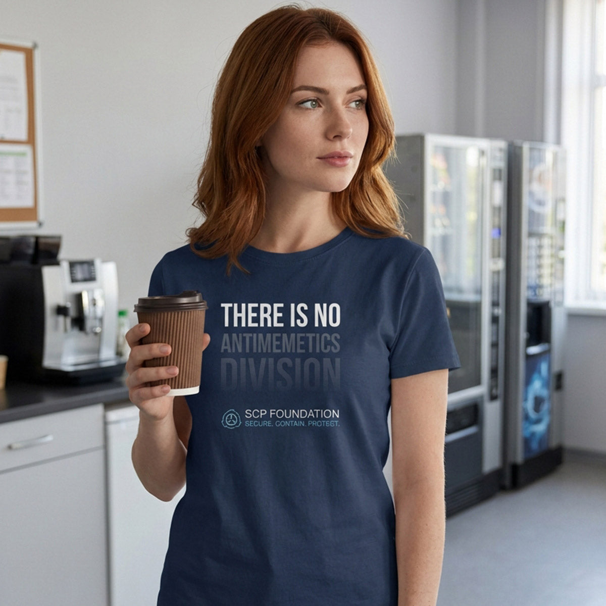 There Is No Antimemetics Division | SCP Foundation T-Shirt