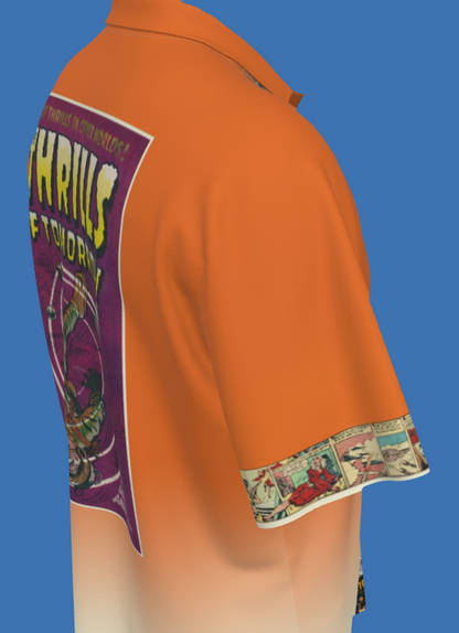 Science Fiction Comics Men's Hawaiian Shirt
