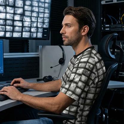 Watch List - Surveillance Camera All-Over Print Tee