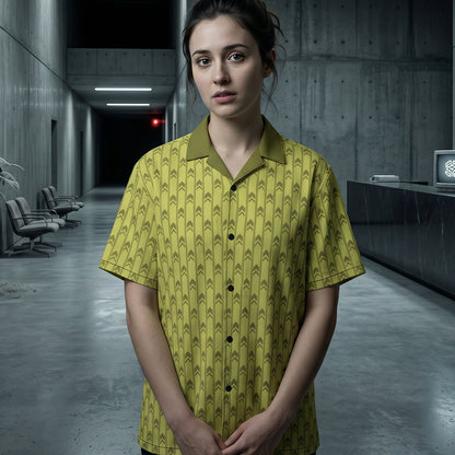 Backrooms Hawaiian Shirt | Liminal Level 0 Wallpaper Creepypasta Shirt