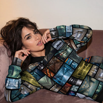 Liminal Spaces Fleece-Lined Hoodie - Eerie Transitional Realms