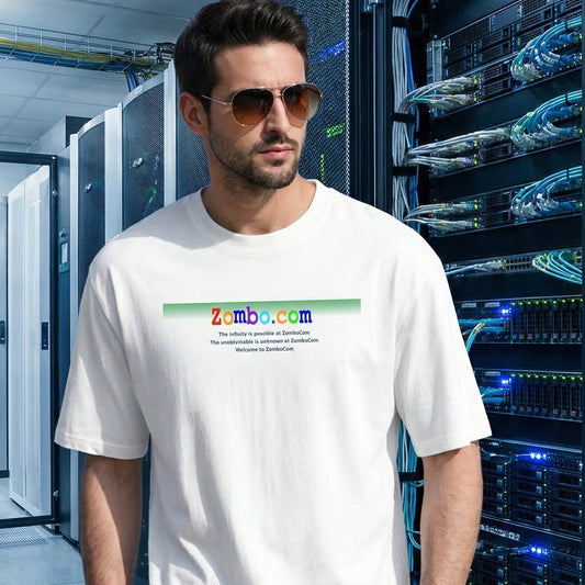 Zombocom T-Shirt | Welcome to Zombocom | Early Internet Culture | Retro Web Nostalgia Tee