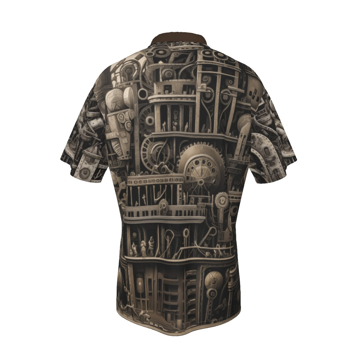 Steampunk City Men's Hawaiian Shirt