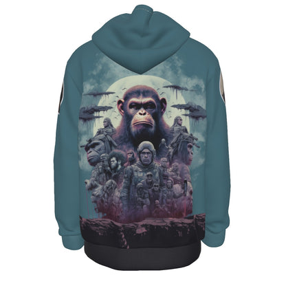 Apes All-Over Print | soft lined hoodie