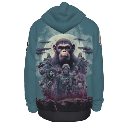 Apes All-Over Print | soft lined hoodie