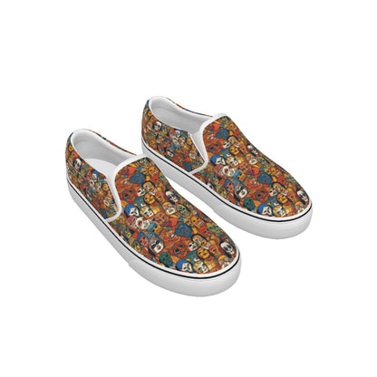 Lucha Libre slip-on sneakers