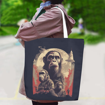 Apes canvas tote